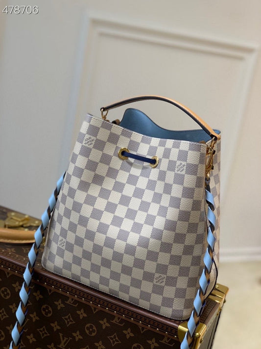Louis Vuitton NeoNoe Bucket Bag MM Damier Azur Canvas Spring/Summer Collection N50042, Blue – product image 2
