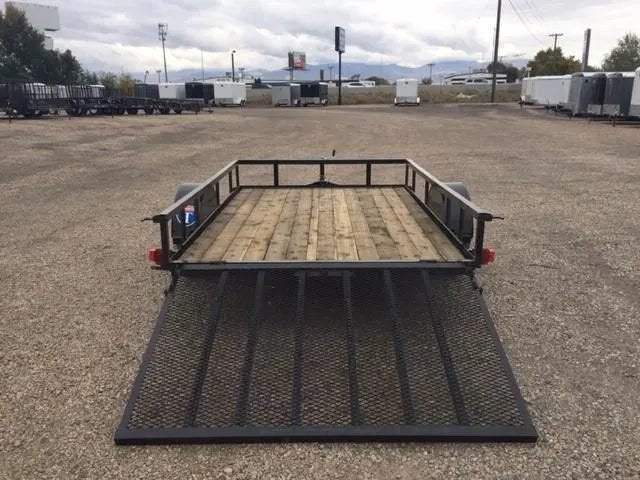 6×10 Single Axle Utility Trailer – Wood Floor & LED Lights