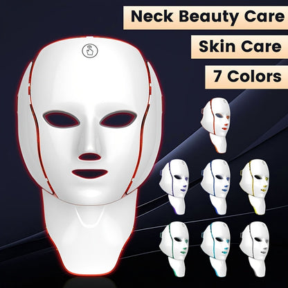 7-colour LED facial and neck mask, product image 2