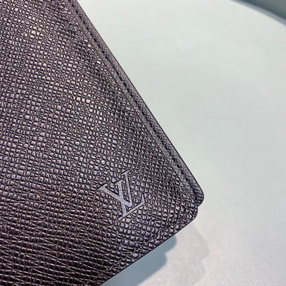 Louis Vuitton Monogram Wallet 10cm Black