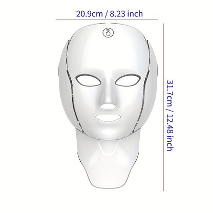 7-colour LED facial and neck mask, product image 6