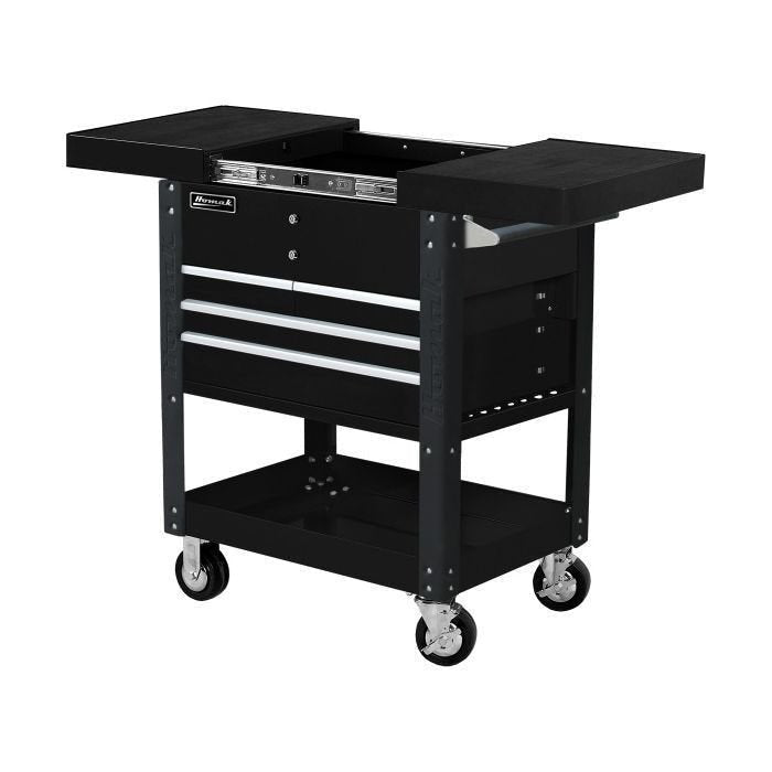 Homak Pro Series 35″ 4 Drawer Slide Top Service Cart