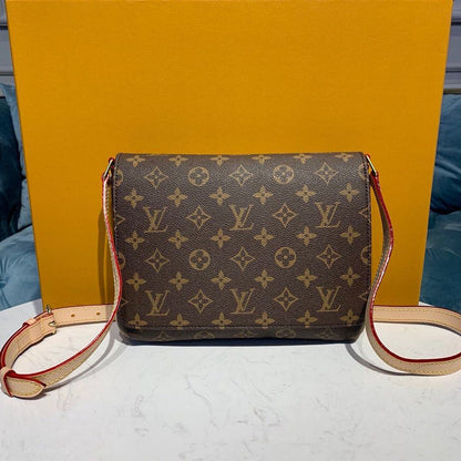 Louis Vuitton Musette Tango Shoulder Bag 26cm Monogram Canvas Spring/Summer Collection M51257, Brown – product image 1