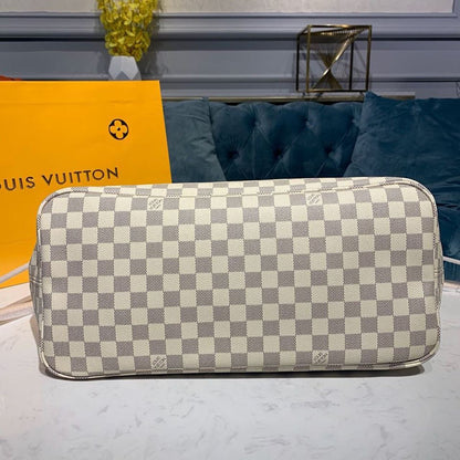Louis Vuitton Neverfull GM Bag 40cm Damier Azur Canvas Fall/Winter Collection N41360, Beige – product image 5
