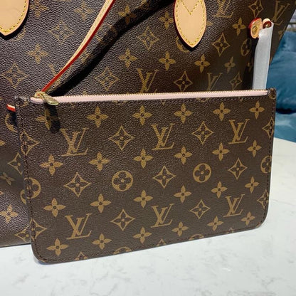 Louis Vuitton Neverfull MM Bag 32cm Monogram Canvas Fall/Winter Collection M41177, Rose Ballerine – product image 4