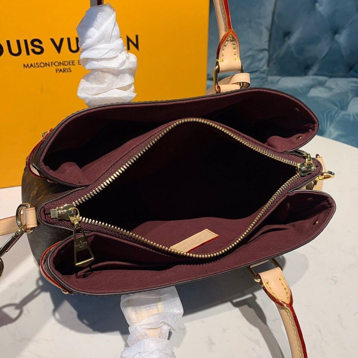 Louis Vuitton Monogram Soufflot BB Handbag Brown – product image 13