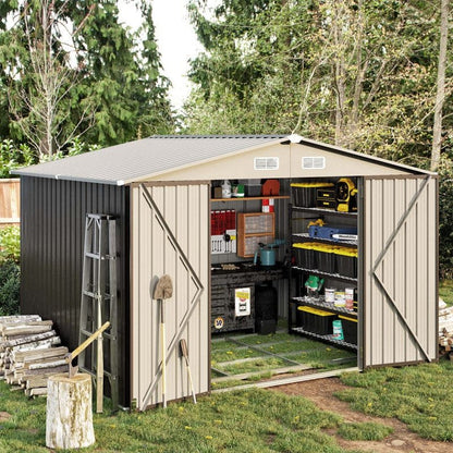 10 ft. W x 8 ft. D Storage Shed