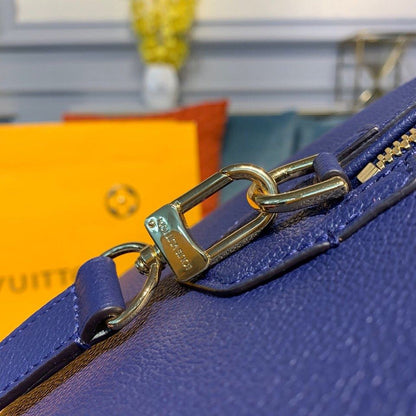 Louis Vuitton Speedy Bandouliere Bag 30cm Monogram Empreinte Leather Spring/Summer Collection M42406, Blue – product image 5