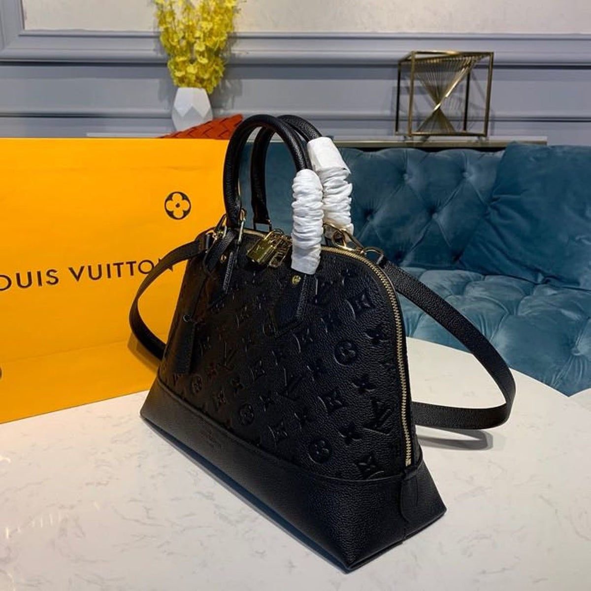 Louis Vuitton Neo Alma Bag 32cm Monogram Empreinte Canvas Spring/Summer Collection M44832, Black – product image 4