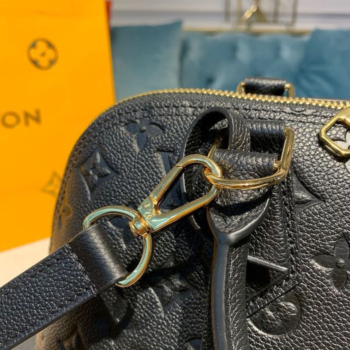 Louis Vuitton Neo Alma Bag 32cm Monogram Empreinte Canvas Spring/Summer Collection M44832, Black – product image 5