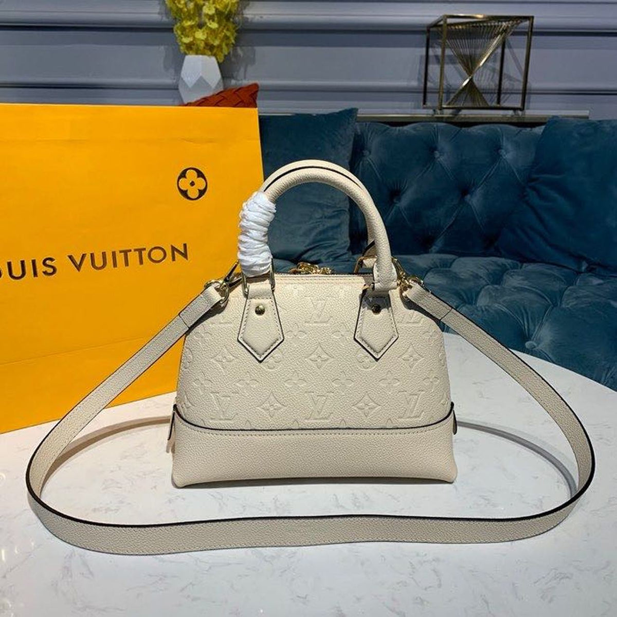 Louis Vuitton Neo Alma BB Bag 25cm Monogram Empreinte Canvas Spring/Summer Collection M44829, Creme – product image 2