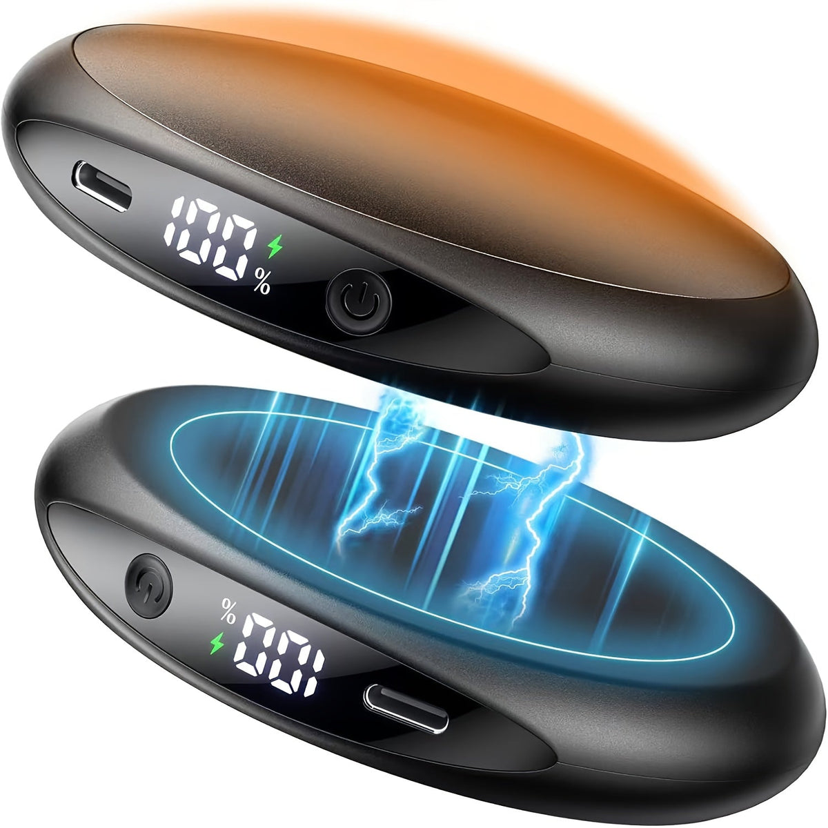 2-in-1 magnetic rechargeable hand warmers, product image 3
