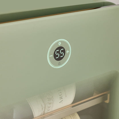 22-Bottle Frameless Glass Wine Refrigerator - Sage Green