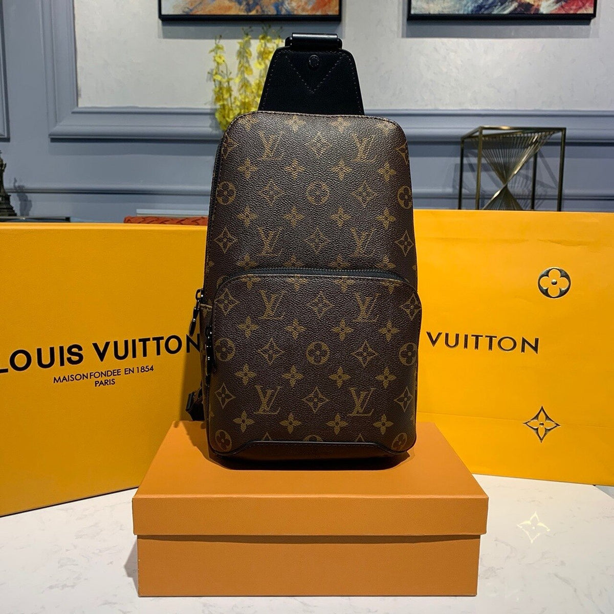 Louis Vuitton Avenue Sling Bag 32cm Monogram Canvas Spring/Summer Collection M41719, Brown – product image 2