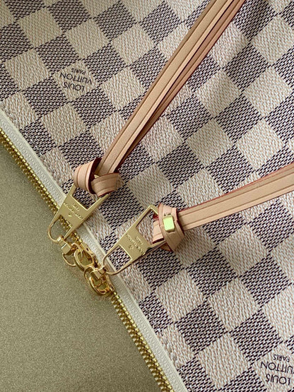 Louis Vuitton Beaubourg Woven Handle Tote Bag 32cm Damier Azur Canvas Spring/Summer Collection M40343 – product image 5