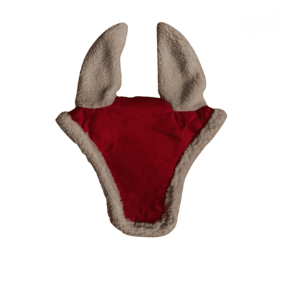 Red Christmas Equestrian Saddle Pad Set
