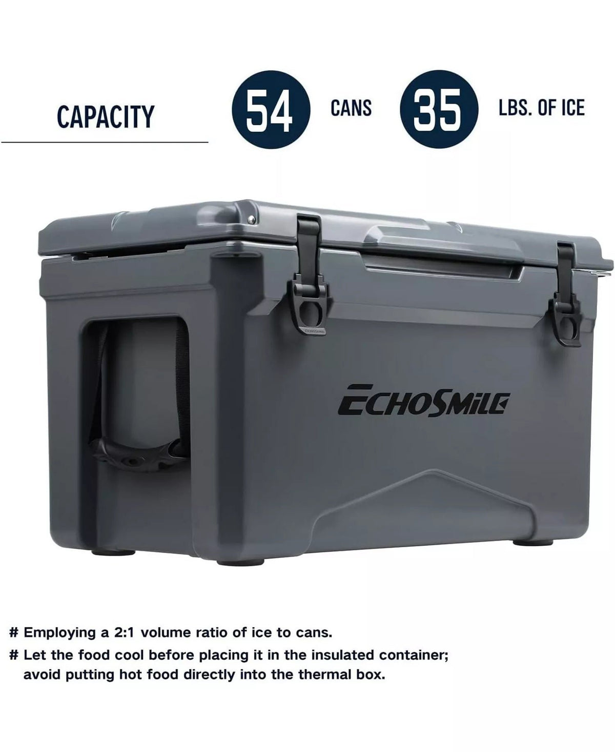 35 Quart Rotomolded Cooler, Built to Stand up to The Rigors of The Journey