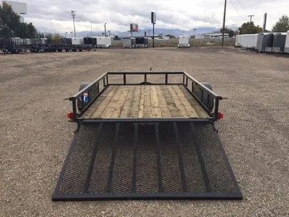 6×10 Single Axle Utility Trailer – Wood Floor &amp; LED Lights