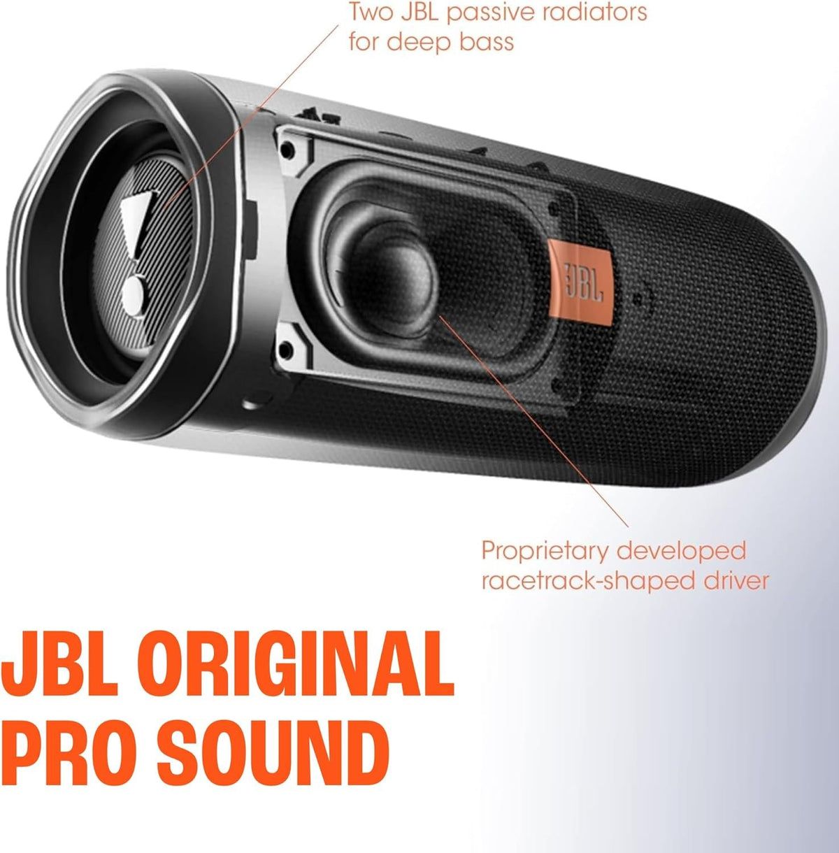 JBL FLIP 5, Waterproof Portable Bluetooth Speaker, Black, Small | Sounds better than ever, Bring the party anywhere, Make a splash with IPX7 waterproof design, A rainbow of colours
