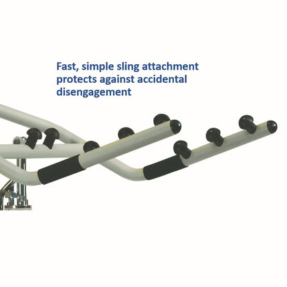 Invacare GHS350 - Get-U-Up - Sit to Stand Patient Lift with R130 Standing Sling