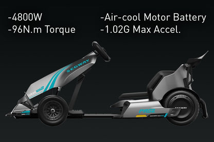 Segway Ninebot Gokart Pro 2 - High-Speed Electric Go Kart for Ages 14+, Drift & Race with Speeds Up to 26.7 mph