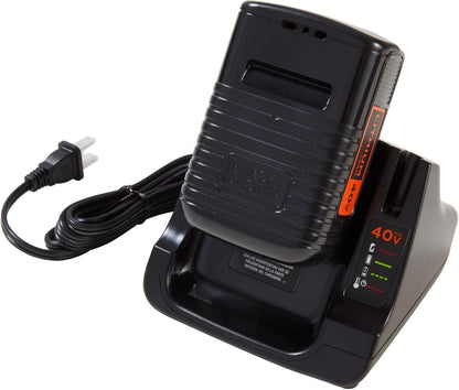 BLACK+DECKER 40V Cordless Leaf Blower Vacuum Mulcher Combo Kit Battery Charger LSWV36