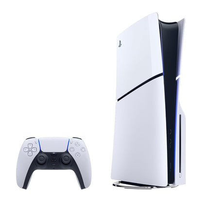 Sony PlayStation 5 Slim Upgraded 3TB Disc Edition Spider-Man 2 Bundle - White, Slim PS5 Upgraded 3TB Ultra Fast SSD Gaming Console Bundle with Wireless Controller and C-Gamers Controller Storage Case