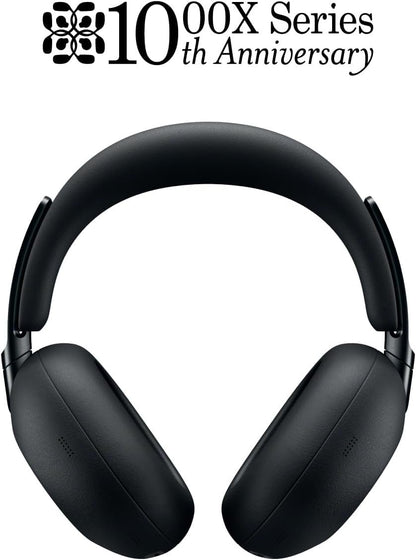 Sony 1000X THE COLLEXION Wireless Noise Cancelling Headphones, Luxury Comfort with Curated Materials, HD NC Processor QN3, 12 Microphones, Spatial Audio, Mastered by Engineers, 24-Hour Battery, Black | Luxury Design with Premium Materials, Bespoke 30mm Dr