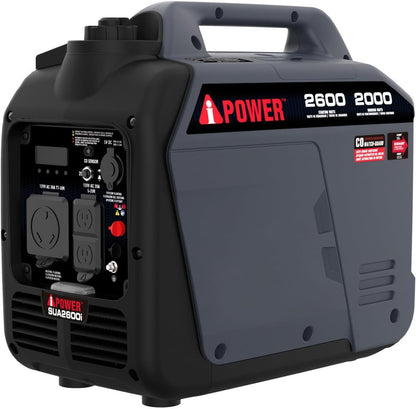 A-iPower 4300W Dual Fuel Portable Inverter Generator Gas Propane RV Ready CO Sensor CARB Compliant