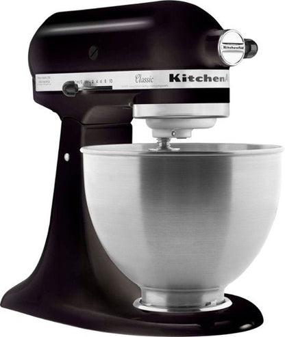 KitchenAid - Classic Series 4.5 Quart Tilt-Head Stand Mixer - K45SSOB - Onyx Black