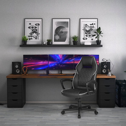 Insignia- Essential PC Gaming Chair - Black