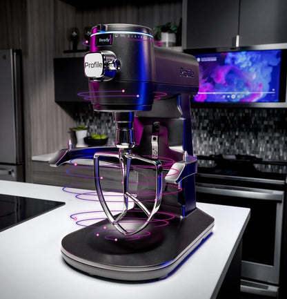 GE Profile - 7 Quart Bowl- Smart Stand Mixer with Auto Sense - Carbon Black