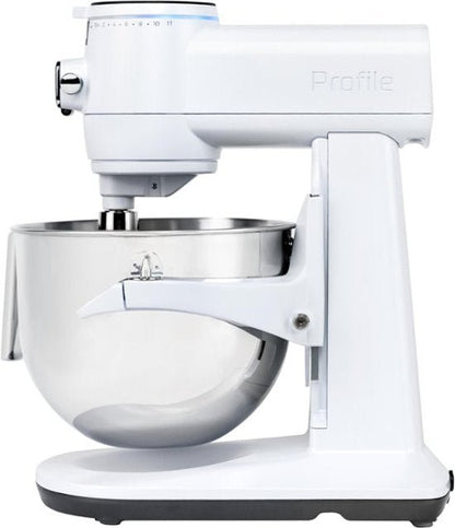 GE Profile - 7 Quart Bowl- Smart Stand Mixer with Auto Sense - Stone White