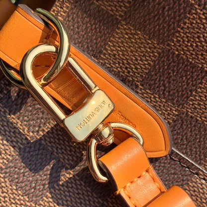 Louis Vuitton NeoNoe Bucket Bag MM Damier Azur Canvas Spring/Summer Collection N50042 Orange – product image 6