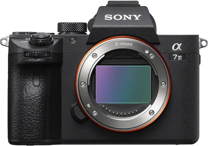 Sony Alpha A7 III 24.2MP Full Frame Mirrorless Camera with 28 70mm (Black) | Fe 28-70mm F3.5-5.6 Oss Kit, 693-Point Af, 5-Axis Ibis, 4k30, 3.0 Tilting LCD