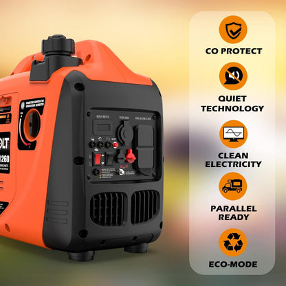 AIVOLT 8000W Dual Fuel Portable Inverter Generator Gas Propane Electric Start 50 State Approved