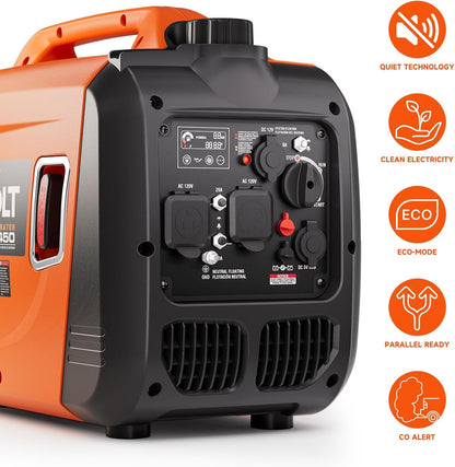 AIVOLT 8000W Dual Fuel Portable Inverter Generator Gas Propane Electric Start 50 State Approved