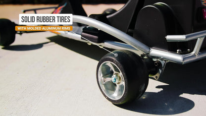 Razor Ground Force One - Electric Go-Kart for Ages 8+, Up to 12 MPH, Up to 40 Minutes of Continuous Use, Variable Speed Throttle, 24V Rechargeable Battery