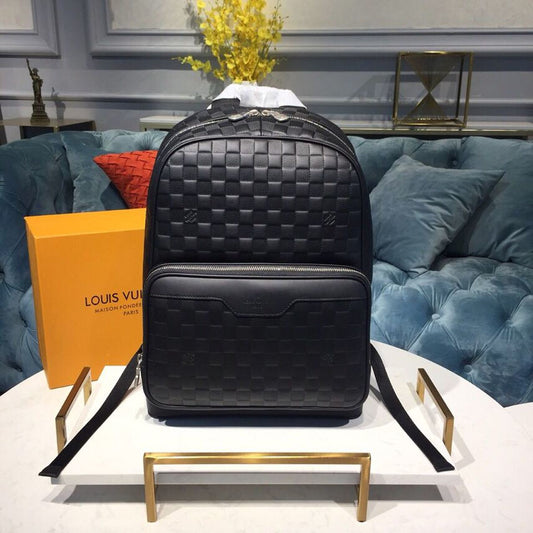 Louis Vuitton Campus Backpack 40cm Damier Infini Astral Leather Spring/Summer Collection N40091 Black – product image 1
