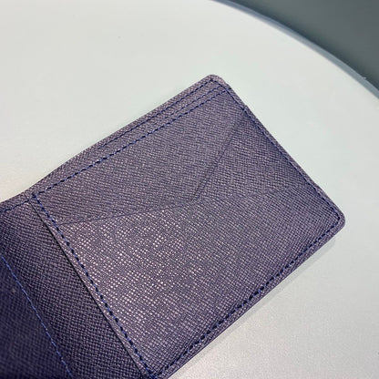 Louis Vuitton Monogram Wallet 12cm Blue