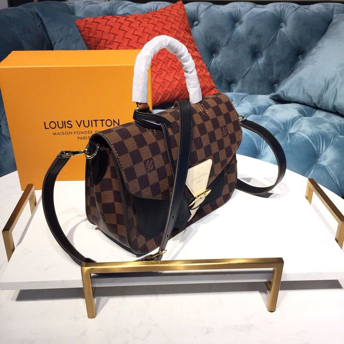 Louis Vuitton Trendy Crossbody Bag Damier Ebene Canvas Spring/Summer Collection N40146, Noir – product image 3