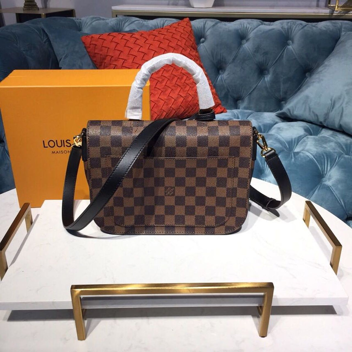 Louis Vuitton Trendy Crossbody Bag Damier Ebene Canvas Spring/Summer Collection N40146, Noir – product image 4