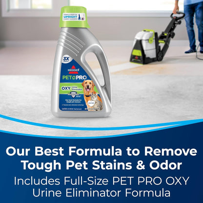BISSELL Big Green Professional Carpet Cleaner with XL DirtLifter PowerBrush, 9-inch Long Reach Hose, 6-inch Tough Stain Tool, Includes BISSELL PRO MAX Formula with Stain Protect Technology