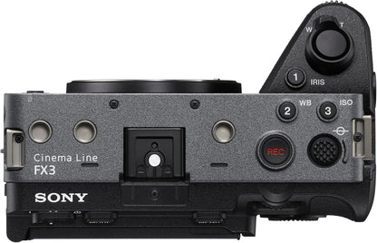 Sony Alpha FX3 | ILME-FX3A | Full-Frame Cinema Line Camera, Black