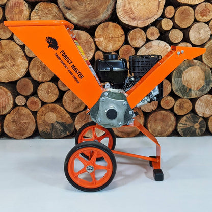 Forest Master FM6DD 6HP Gas Self-Feeding Wood Chipper, 2" Max Diameter, 3600 RPM
