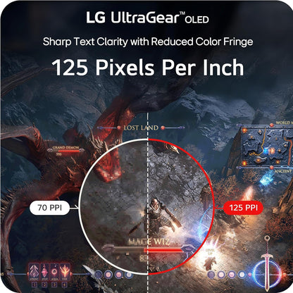 LG 45GX950A-B 45-inch Ultragear 5K2K WUHD (5120 x 2160) OLED Curved Gaming Monitor, Dual-Mode, 165Hz, 0.03ms, NVIDIA G-Sync, AMD FreeSync Premium Pro, HDR True Black 400, USB Type-C 90W, DP2.1