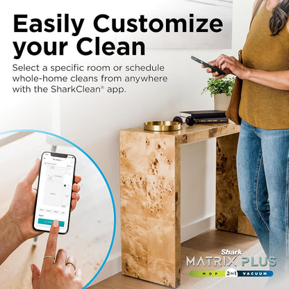 Shark AI Ultra Voice Control Robot Vacuum with Matrix Clean Navigation, Home Mapping, 60-Day Capacity, XL Self-Empty Base for Homes with Pets, Carpet & Hard Floors, Cool Grey