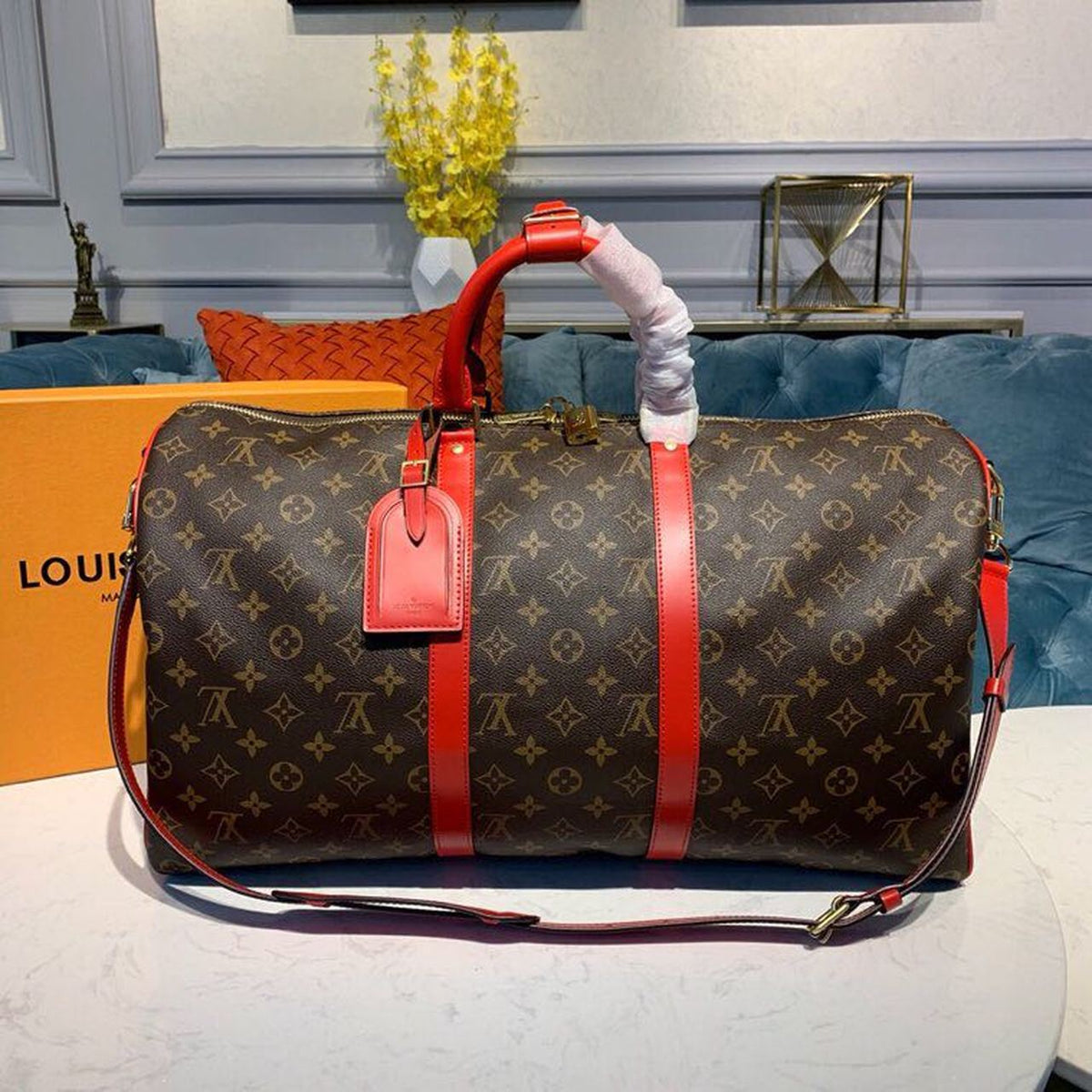 Louis Vuitton Keepall 50cm Monogram Canvas Spring/Summer Collection M41416 Red – product image 2