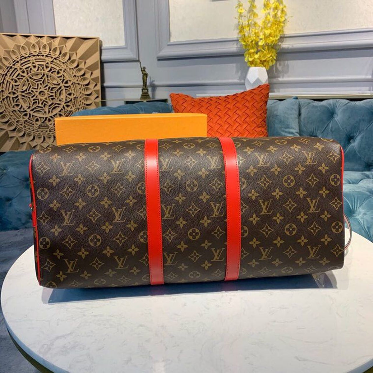 Louis Vuitton Keepall 50cm Monogram Canvas Spring/Summer Collection M41416 Red – product image 6