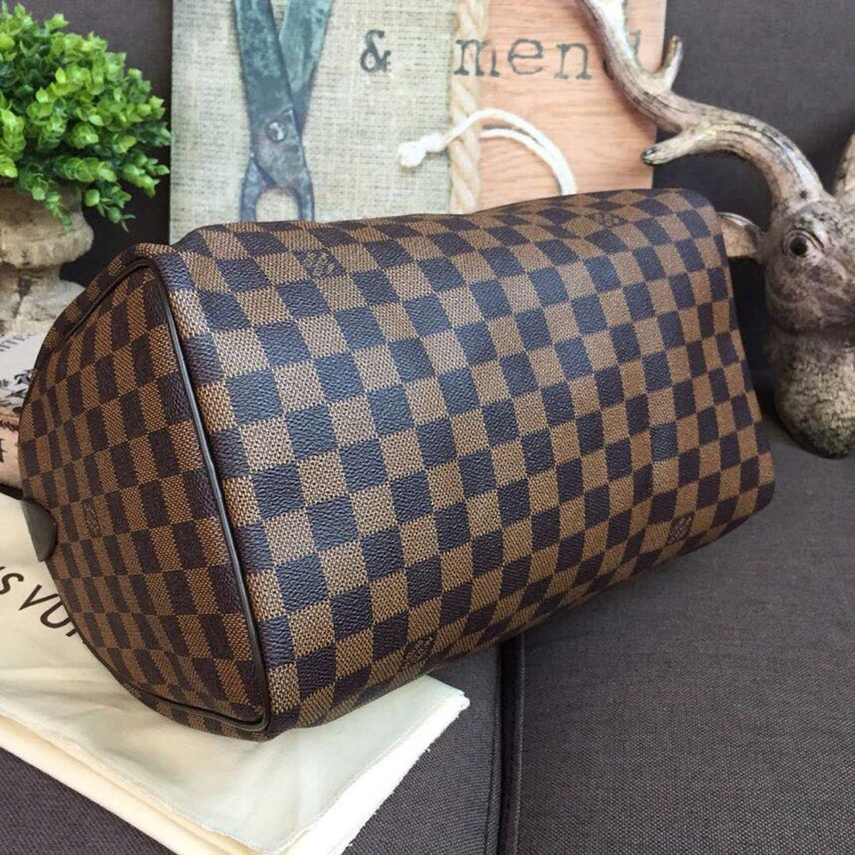 Louis Vuitton Speedy Bag 30cm Damier Ebene Canvas Spring/Summer Collection N41364, Brown – product image 6